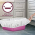 Alfapet Kitty Cat Litter Box Disposable, Elastic Liners, 30 Count for Large Litter Pans