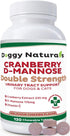 Cranberry D-Mannose for Dogs and Cats, Urinary Tract Infection Support, Double Strength Tablet, 120 Count