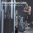 LFJ Replacement Gym Cable with Stopper Ball Fitness Pulley Cable Steel Wire Rope for Cable Machine Home Gym Weight Lift