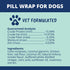 Under the Weather Pet Pill Wrap for Dogs | Pill Dough Natural Dog Treats Wraps | Easy Solution to Hide Medications, Vitamins, and Supplements Pills - Chicken Flavor