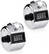 SLTG2020 2PCS Set Portable 4 Digit Handheld Number Click Golf Counter Tally Recorder