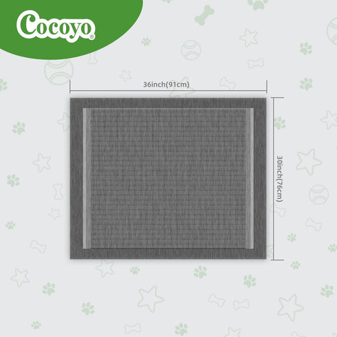 COCOYO Extra Large Dog Training Pads, Premium Charcoal Pee Pads, Carbon Absorb Urine Odor (40 Count, XXL)