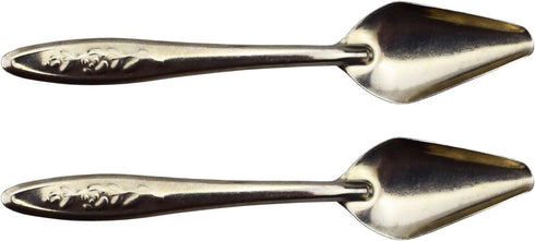 4.7" Bird Parrot Stainless Steel Feeding Spoon - Special Feeding Scoop for Peony Cockatiel Parrot (2 PCS)