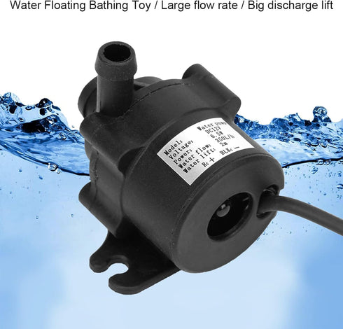 DC 12V Brushless Motor Submersible Water Pump - Waterproof High Hydraulic Head Ultra Quiet Micro Fountain Aquarium