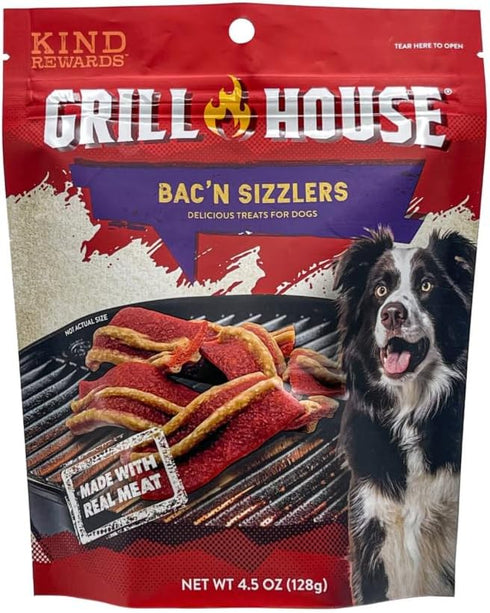 Grill House Treats for Dogs, Bacon Flavor