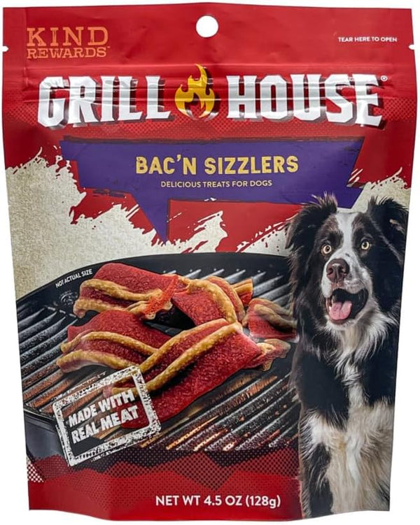 Grill House Treats for Dogs, Bacon Flavor