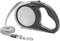 Heavy Duty Retractable Dog Leash 16ft, Strong Durable Walking Leash for Medium-Large Dogs up to 45/115 lbs, Grey