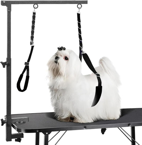 ASOCEA Dog Grooming Belly Strap - Adjustable Bathing Restraint Leash with D-Rings for Small & Medium Dog Cat Hair