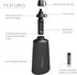 LifeStraw Peak Series Collapsible Squeeze Bottle Water Filter System, 1L for Trail Running