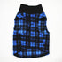 Dog Sweater, Soft Fleece Vest with Leash Ring Pullover Jacket for Small Dogs, Christmas (2XL, Blue Plaid)