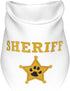 Costume Accessory Set Pet Dog Bandana: For Halloween Christmas Cosplay Role Play Party (Sheriff-White)