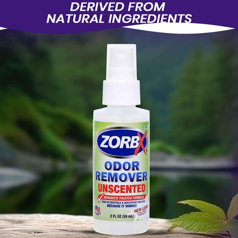 ZORBX Unscented Odor Eliminator, Advanced Formula Fast-Acting Odor Remover Spray for Dog, Cat, House