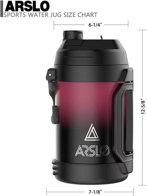 24 108OzNEW Sports Water Jug - Gallon Water Bottle - Large Insulated Stainless Steel Bottle for Gym, Workouts