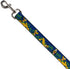 Buckle-Down Dog Leash Pluto 4 Poses Landscape Blue Green Available In Different Lengths And Widths For Small Medium Large Dogs and Cats, 6 Feet Long - 1.5" Wide