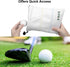 Golf Valuables Pouch, Leather Tee Pouch with Drawstring Closure, Portable Golf Accessories