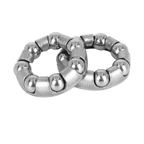 X AUTOHAUX 4pcs 25mm x 7 Ball Bearing Cages, Rear Wheel Bearing Retainer for Bicycles
