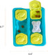 Catstages Kitty Cube Interactive Treat Puzzle Cat Toy, Blue