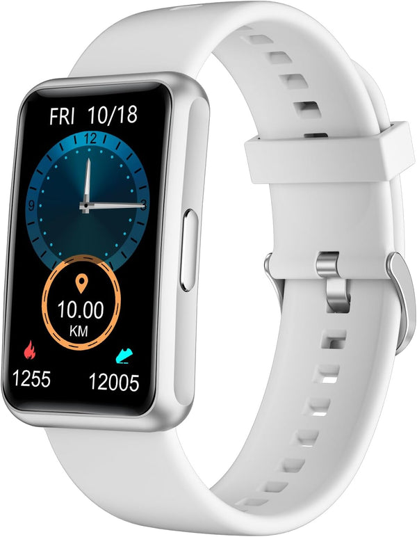 HUAKUA Fitness Tracker, No Bluetooth or APP Needed, Waterproof Fitness Watch for Men Women with Full Touch Screen