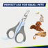 WePet Pet Nail Clippers (U07.2), Professional Claw Trimmer for Cats, Puppies, Kittens, and Small Animals