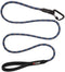 Sentry Heavy Duty Rope Dog Leash - 6 Foot Reflective Leash with Lockable Metal Carabiner for Medium & Large Dogs