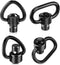 QD Sling Swivel Mount 1" Heavy Duty D-Loop Sling Swivels Quick Detach/Release for Two Point Sling