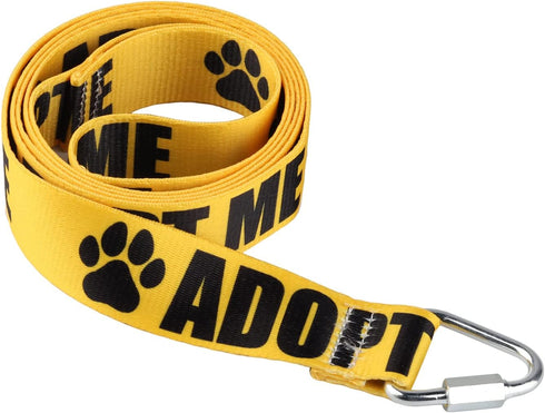 Adopt Me Funny Dog Leash for Walking & Training, Dog Owner Gift, Pet Lover Leash (Adopt Me-YE)