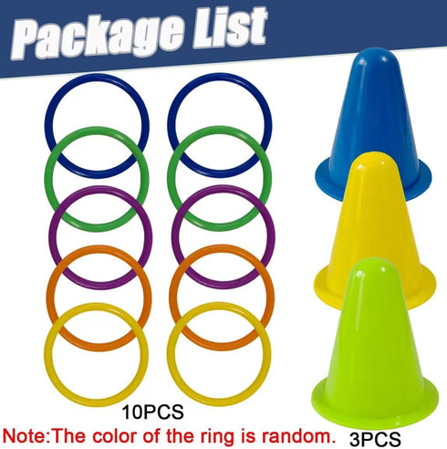 nsgglecher 13PCS 3 10 Rabbit Training Ring Toy, Rabbit Interactive Toy, Bunny Stacking & Educational Toys with Stacking