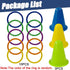 nsgglecher 13PCS 3 10 Rabbit Training Ring Toy, Rabbit Interactive Toy, Bunny Stacking & Educational Toys with Stacking