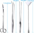 15in Aquascape Tools, 4 in 1 Long Aquarium Tweezers Scissors Spatula, Stainless Steel Aquatic Plants Aquascaping Tools Set for Fish Starter Kits, Aquariums Tank and Terrarium