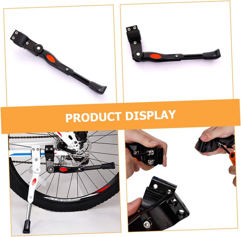 Nishiki 1 Set Adjustable Bicycle Kickstand, Aluminum Alloy Side Support for Kids Bicycles, Bike Kick Stand