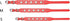 Rhinestone Dog Collar, Adjustable Cute Flower Bling PU Leather Collar for Small Medium Large Dogs (M, Red)