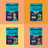 Stewart Freeze Dried Dog Food Topper, Shine, Salmon and Sweet Potato Recipe, 4 Ounce Pouch, Omega-3 for Healthy Coat