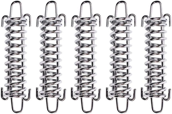 LIOOBO 5Pcs Camping Tent Spring Buckle Set, Premium Tensioner for Tarps and Tents