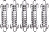 LIOOBO 5Pcs Camping Tent Spring Buckle Set, Premium Tensioner for Tarps and Tents