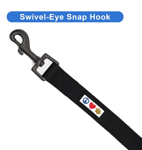 Solid Dog Leash - 6 Ft Durable and Reliable