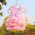 Dog Dresses, Fashion Pet Dog Clothes - Striped Mesh Puppy Dog Princess Dresses (Pink/Blue/Denim, 3 Pack), Small