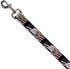 Buckle-Down Pet Leash - American Eagle Flags - 4 Feet Long - 1.5" Wide