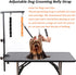 ASOCEA Dog Grooming Extension Strap, Adjustable Nylon Bathing Restraint Band with 5D-Rings, Quick Release, 2 Pack