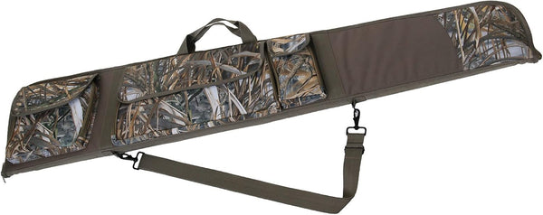 MYDAYS Rifle Case, Hunting Deluxe Scoped Gear Camouflage Soft Shotgun Gun Bag with Zippered Accessory Pocket