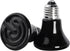 50W Mini Reptile Heat Lamp Bulb (2 Pack) E26/E27 Base, AC110-120V, Infrared Ceramic Heat Emitter for Reptiles