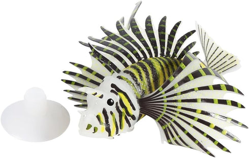 Yoidesu Artificial Glowing Fish Glow Fish Decorations, Luminous Fake Fish Aquarium Fish Exquisite Ornament Simulation Animal Decoration Glow Aquarium Fish Landscape Ornament (Black)