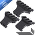 LONSEL 45 Offset 3 4 5 45 Offset Picatinny Rail Mount, Slots Degree Picatinny Rail Mounts Aluminum Low Profile Adapter