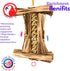 1547 Natural Helix Bonka Bird Toys, Cardboard Shredder Vine for Parrots, Parrotlets, Conures, and Cockatiels