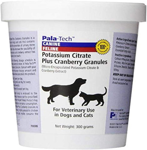 Pala-Tech Potassium Citrate Plus Cranberry Granules 300 gm - Cat & Dog