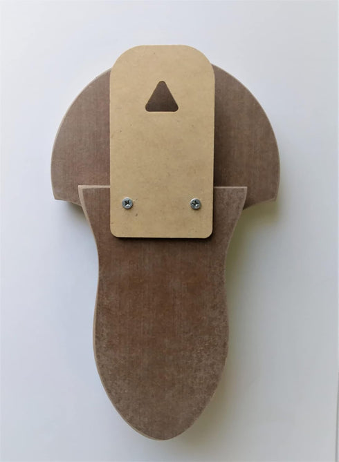 Generic 02 Rustic Grey Carved Turkey Mounting Kit with Beard Plate