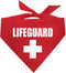 Lifeguard Dog Bandana, 53 Red, One Size