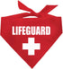 Lifeguard Dog Bandana, 53 Red, One Size