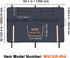 VEVOR Tailgate Bike Pad, Truck Tailgate Protection Pad for 5/6 Mountain Bikes with Reflective Strips and Tool Pockets