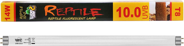 LUCKY HERP 15inch 14W T8 UVB 10.0 Reptile Light, UVA UVB Bulb, Fluorescent Lamp for Reptiles and Amphibians