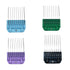 COSYONALL Animal Stainless Steel 4 Color Dog Guide Comb Set, Cutting Length 3/4" to 1 1/4" for A5 Detachable Blade